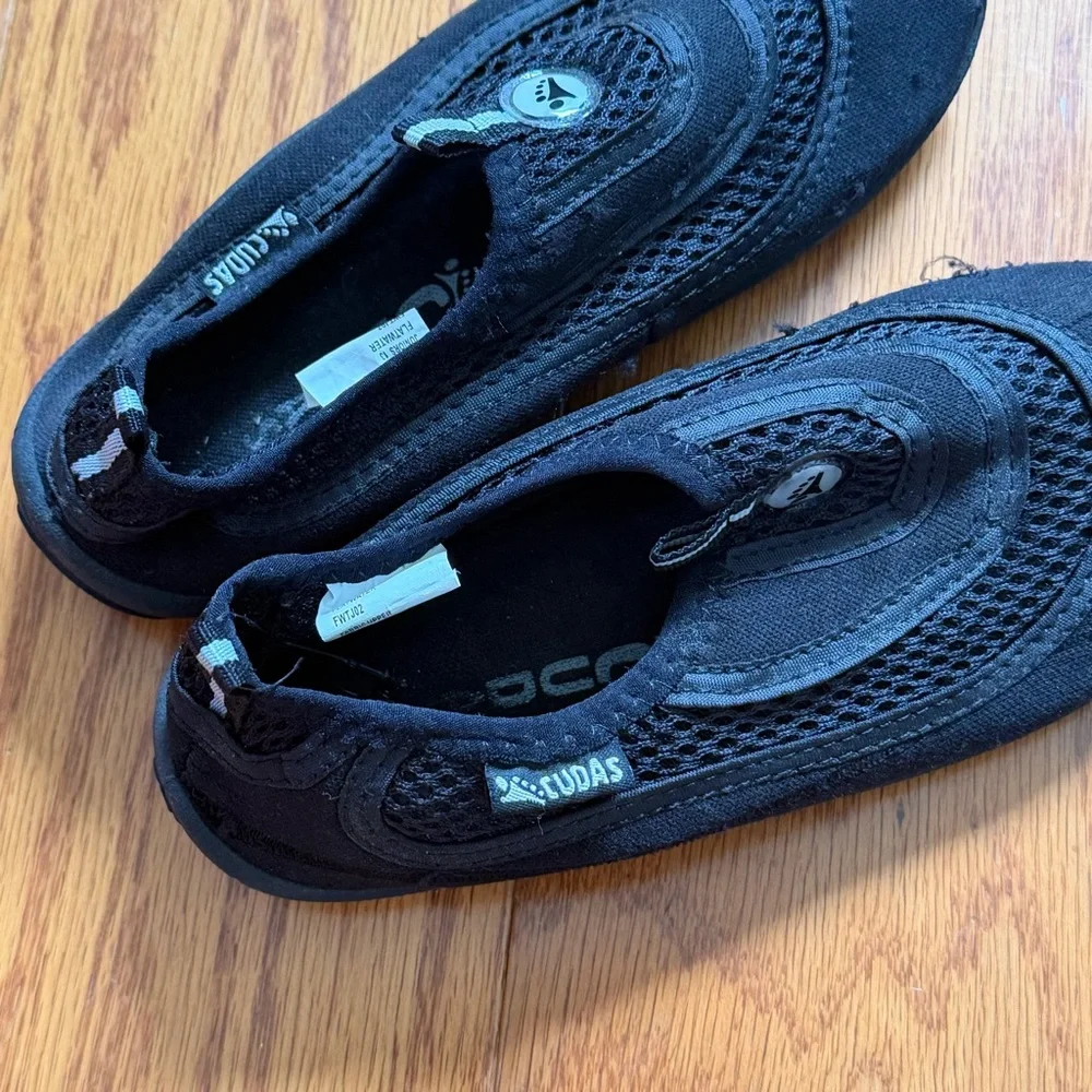 Cudas Juniors 13 Black Water Shoes with Slip-On Design